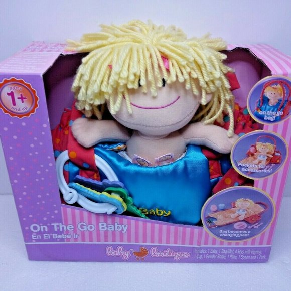 BABY BOUTIQUE BABY On The Go DOLL SOFT Learn Chang - Picture 4 of 10